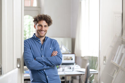 Portrait of a smiling young man