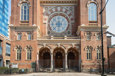 Historic cathedral of st. mary of detroit, michigan on february 27, 2024