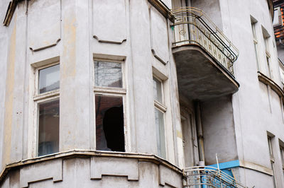 Low angle view of old building