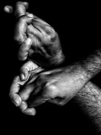 Close-up of object on wall