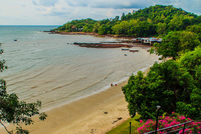 Scenic view of beach