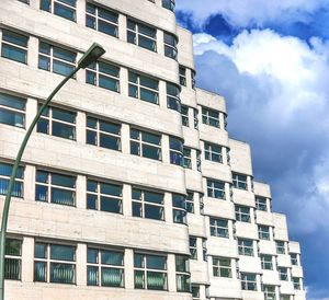 Low angle view of building against sky