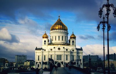 Low angle view of cathedral against sky