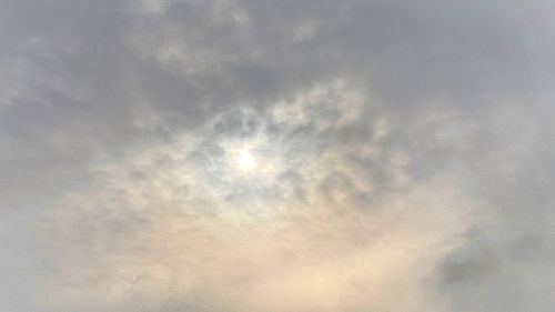 Low angle view of clouds in sky