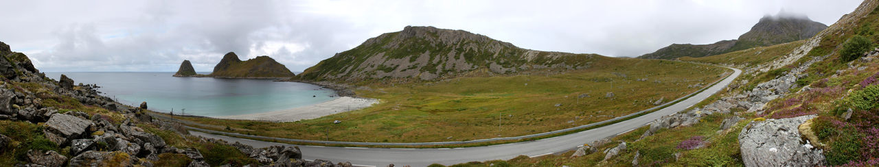 Panoramic view of landscape against sky