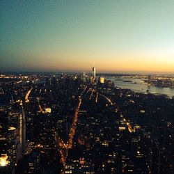 Cityscape at sunset