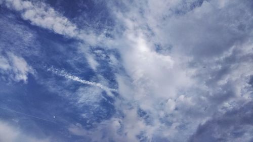 Low angle view of sky