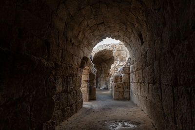 Corridor of old building