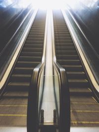 View of escalator