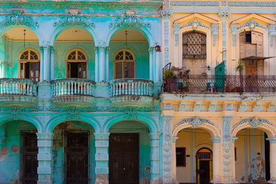 Facade of old building