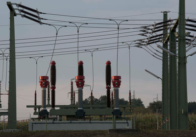 Substation in the distribution of electricity, power and energy industry