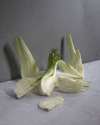 Close-up of vegetables on table