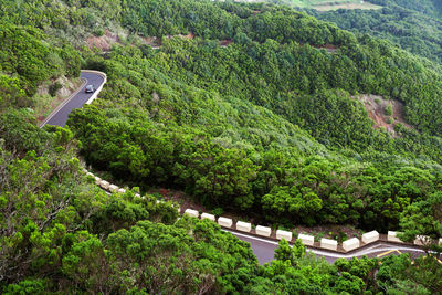 High angle view of landscape