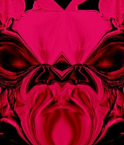 Full frame shot of red wall