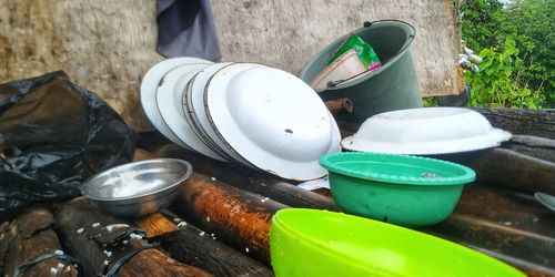 Cutlery in the garden