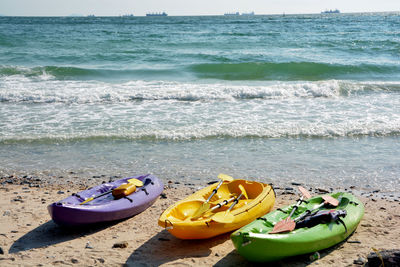 Scenic view of beach