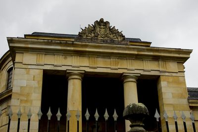 Low angle view of historical building