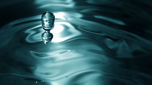 Close-up of rippled water