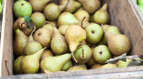 Detail shot of pears