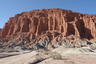 Rock formations in a desert