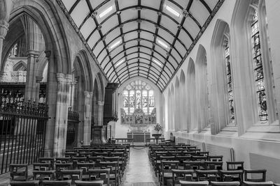 Saint marys aisle in truro cathedral