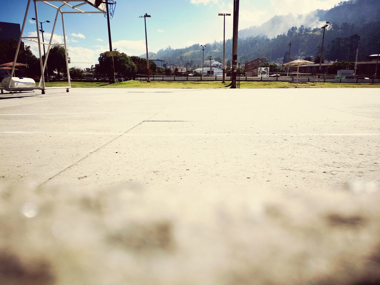 SURFACE LEVEL OF EMPTY STREET