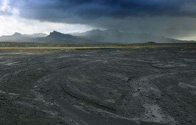 Scenic view of landscape against sky