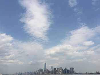 Buildings in city against sky