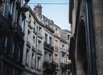 Houses in bordeaux street in south of france. 