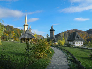 Road leading to church