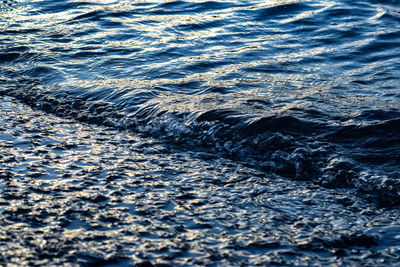 Full frame shot of rippled water