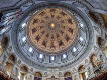 Low angle view of church