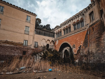 Low angle view of old building