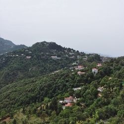 Scenic view of landscape against clear sky