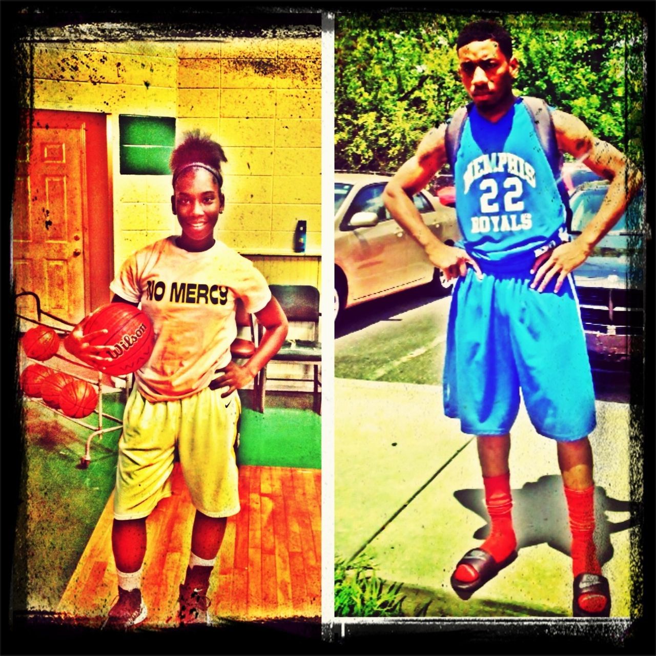 Me n mi olDer brOtha n ouR bbAll geAr