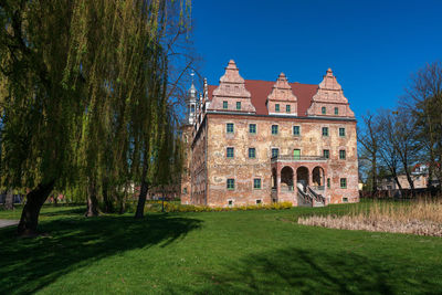 Castle in polska cerekiew, poland