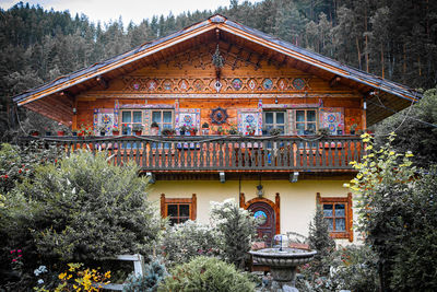 Facade of old building