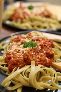 Italian tomato garlic pasta