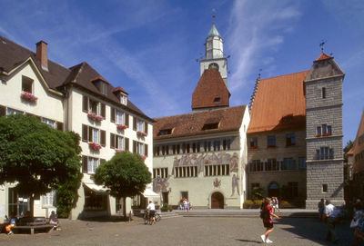 Building with buildings in background