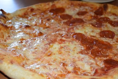 Close-up of pizza