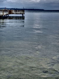 Scenic view of calm sea