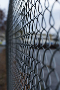 Close-up of chainlink fence