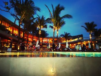 Group of people in front of building