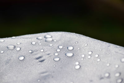 Raindrop on plastic protection texture background