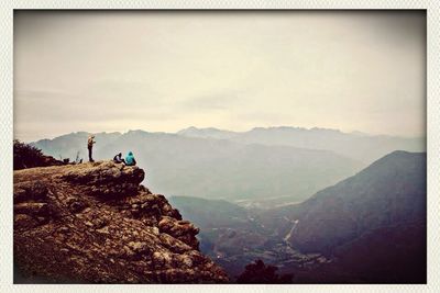 Scenic view of mountains