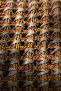 Full frame of a wicker pattern