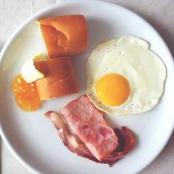 Close-up of served food
