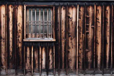 Full frame shot of old building