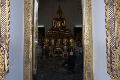 Buddha statue in temple