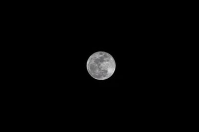 Scenic view of full moon at night